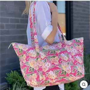 Mahogany Cristin Quilted Tote